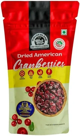 Wonderland Foods Premium Dried American Cranberries 60 g